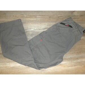 Ariat FR Jeans Mens 36x30 Gray Canvas M5 Slim Straight Flame Resistant Utility